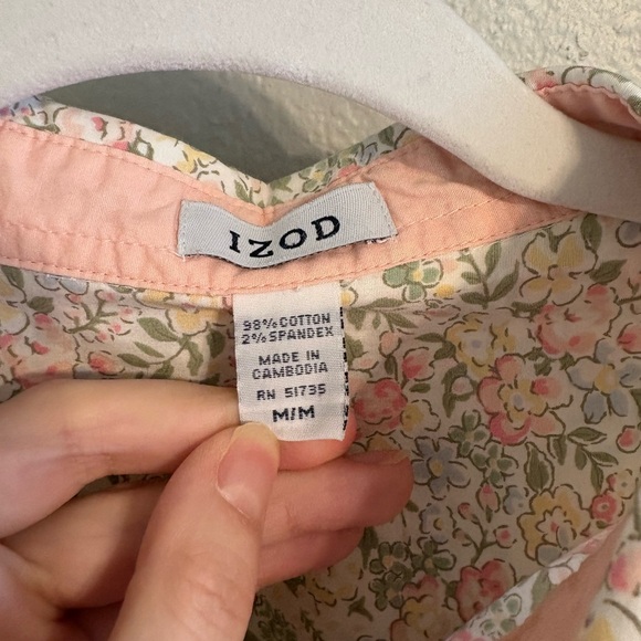 IZOD Floral Button-up - Picture 4 of 5